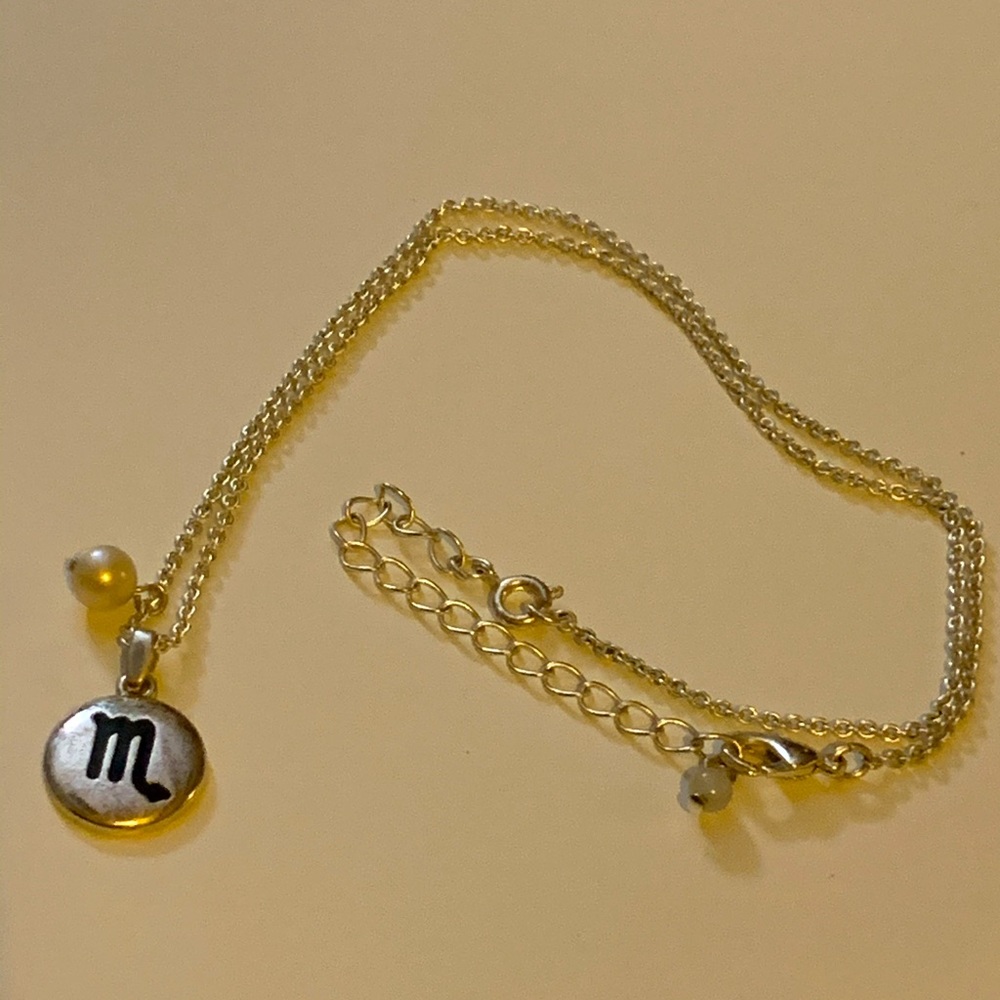 2 for 8 SALE! Scorpio Necklace w/ freshwater pearl